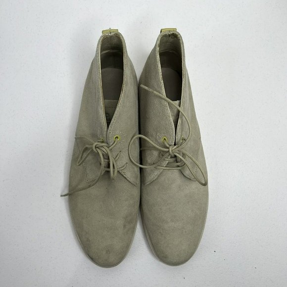 Clae Strayhorn Suede Leather Unlined Chukka Boots Khaki Green Casual Mens Sz 13 - Picture 6 of 12